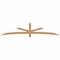 Ekena Millwork Alberta Smooth Timber Gable Bracket, Western Red Cedar, 108"W x 22"H x 3 1/2"D x 3 1/2"F, 5/12 Pitch GBW108X22X0404ALB00SWR - alternate 1